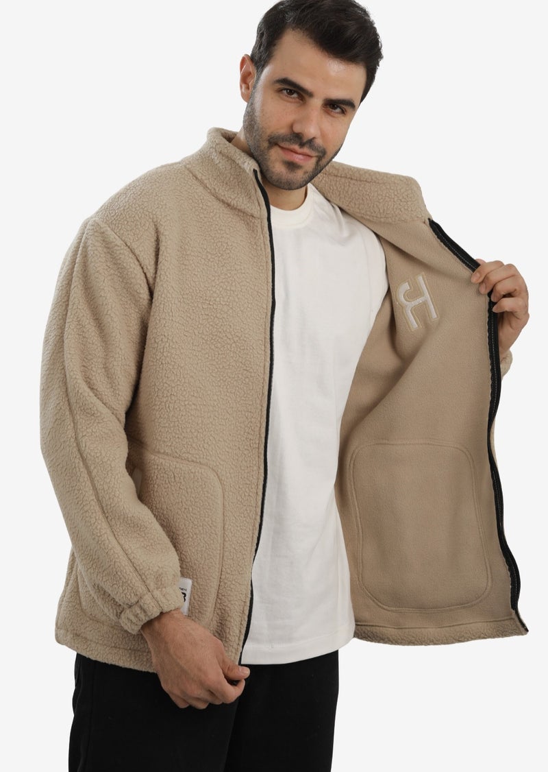 WHITE RABBIT Ribbed Cuffs & Hem Quilted Hooded Jacket - Image 3